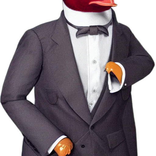 hat, jacket, animal, staff transparent PNG cut-out