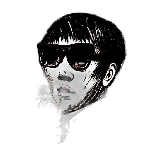 face, mask, cartoon, photorealistic transparent PNG cut-out