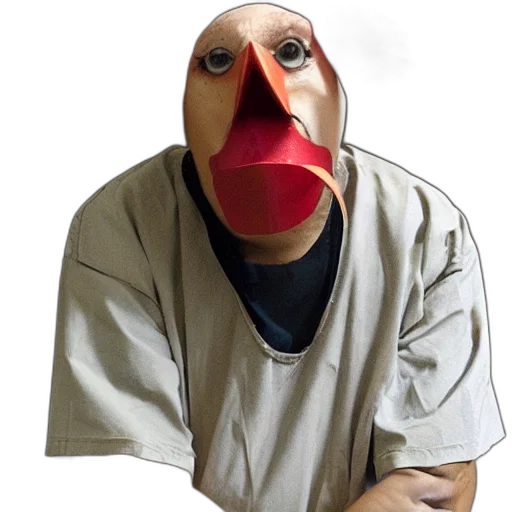 mask, staff, face, animal transparent PNG cut-out