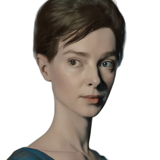 face, dress, staff, crown transparent PNG cut-out