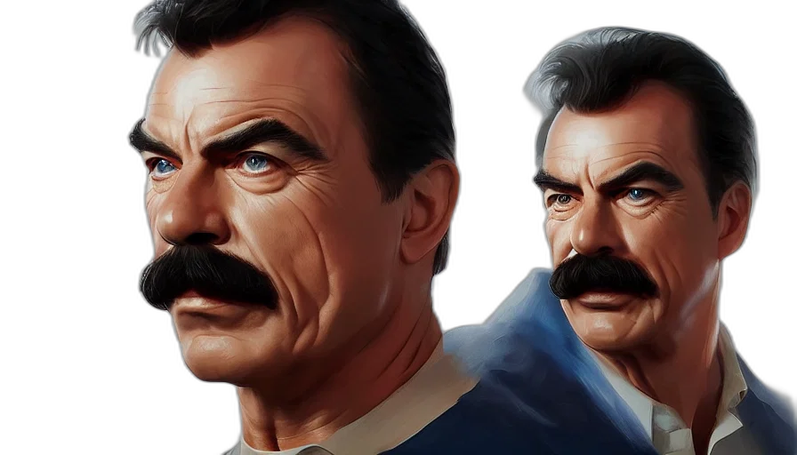 face, photorealistic, comic book art, concept art transparent PNG cut-out