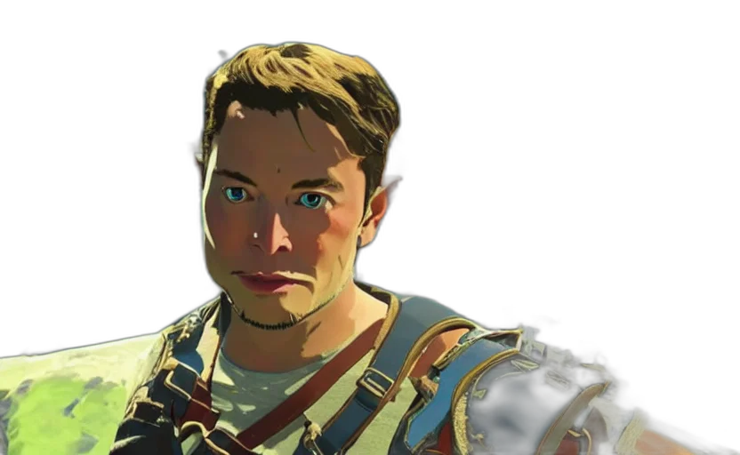 face, weapon, concept art, comic book art transparent PNG cut-out