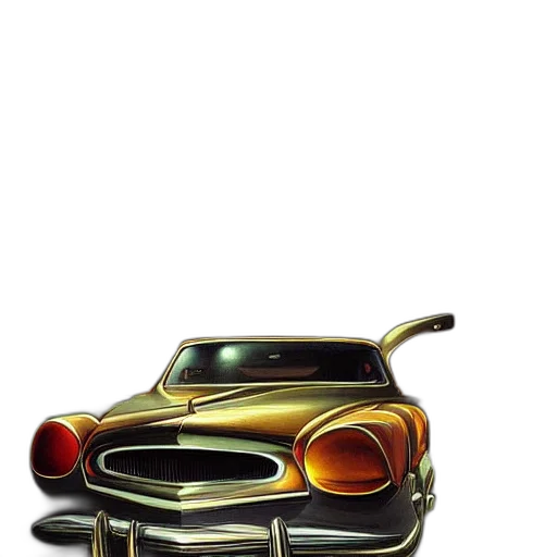 car, weapon, concept art, 3d render transparent PNG cut-out