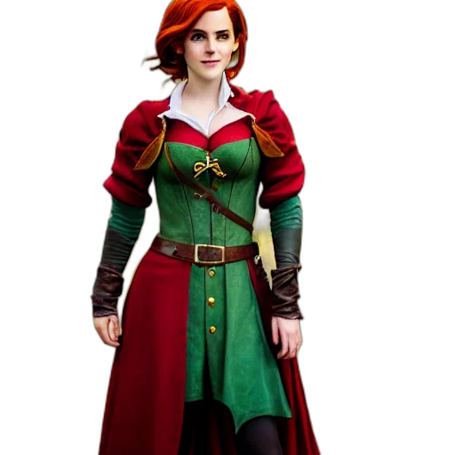 dress, staff, concept art, fantasy art transparent PNG cut-out