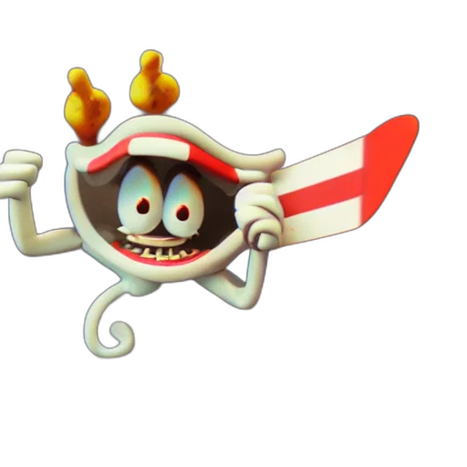 staff, crown, mask, creature transparent PNG cut-out
