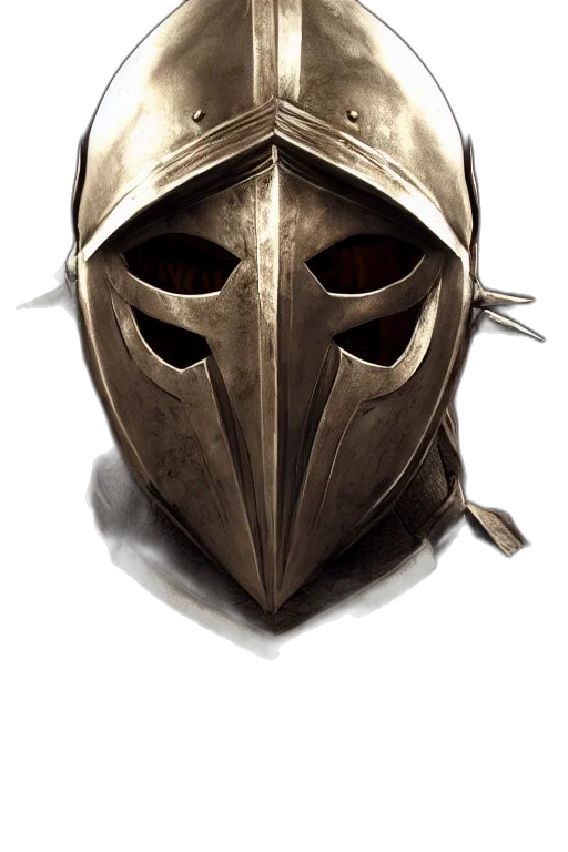 mask, crown, face, weapon transparent PNG cut-out