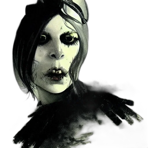 mask, face, creature, staff transparent PNG cut-out