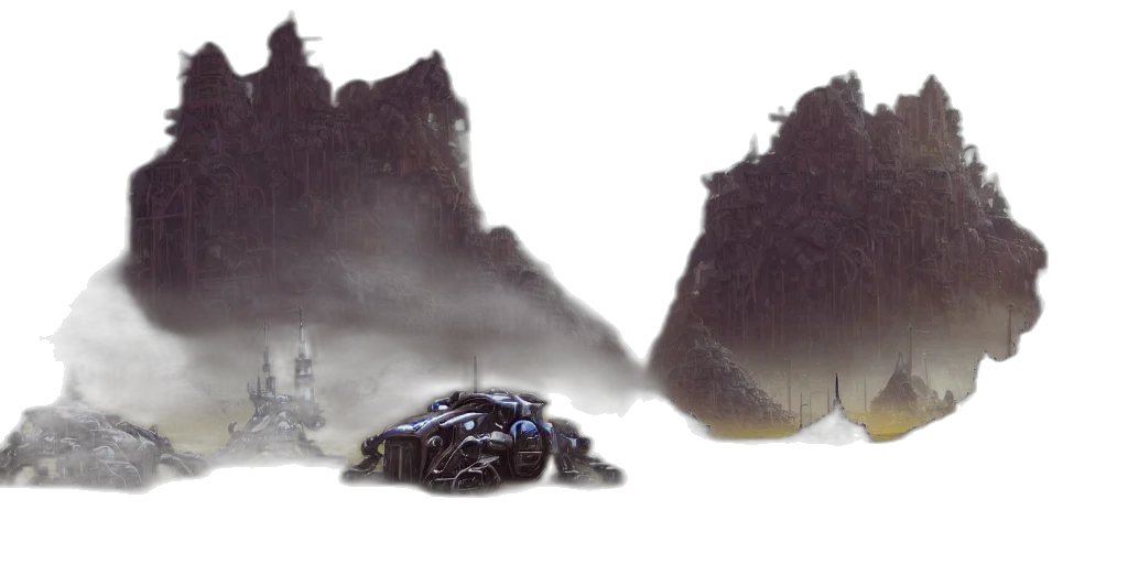 car, robot, concept art, fantasy art transparent PNG cut-out