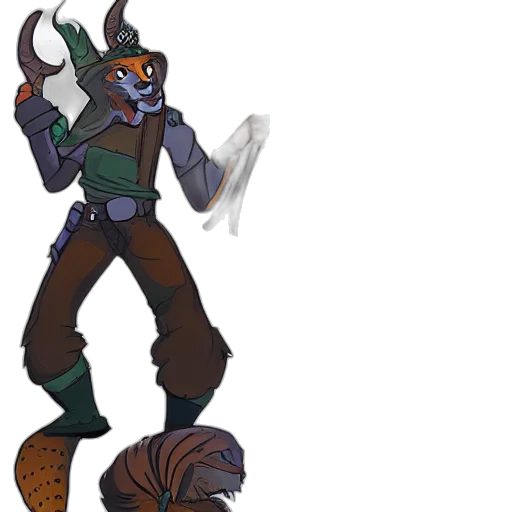 mask, staff, creature, concept art transparent PNG cut-out