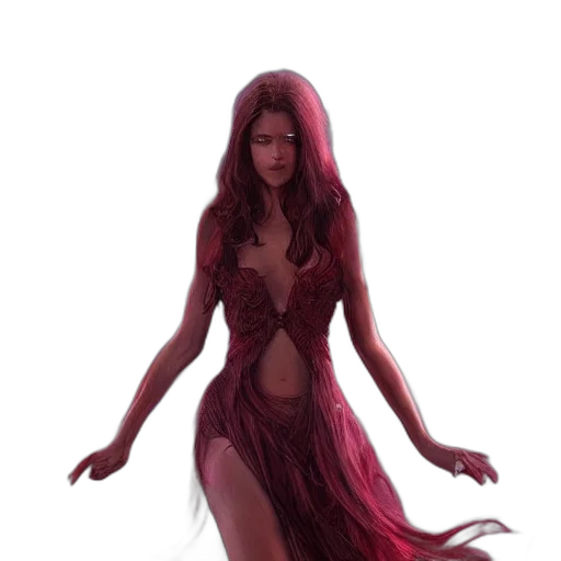 dress, creature, concept art, fantasy art transparent PNG cut-out