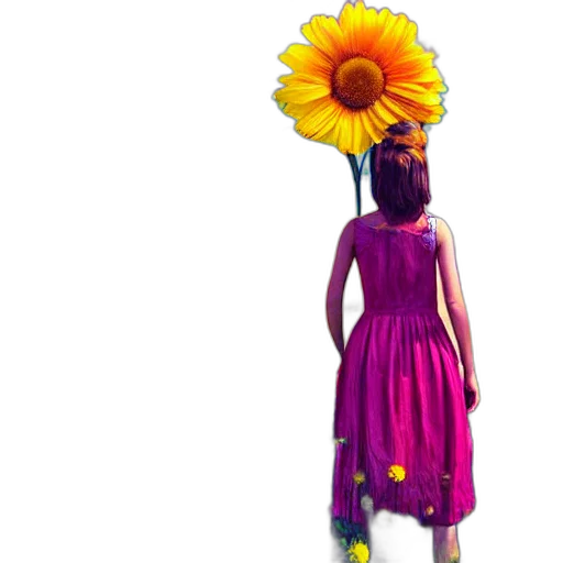 dress, flower, umbrella, crown transparent PNG cut-out