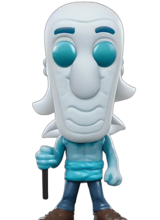 staff, creature, robot, face transparent PNG cut-out