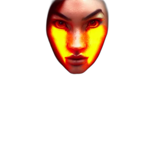 mask, face, robot, creature transparent PNG cut-out