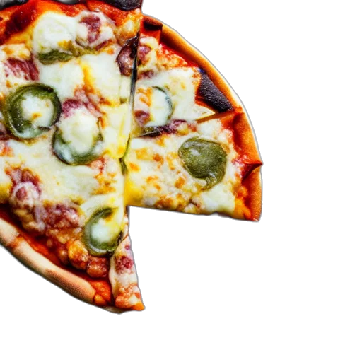 food, weapon, 3d render, double transparent PNG cut-out