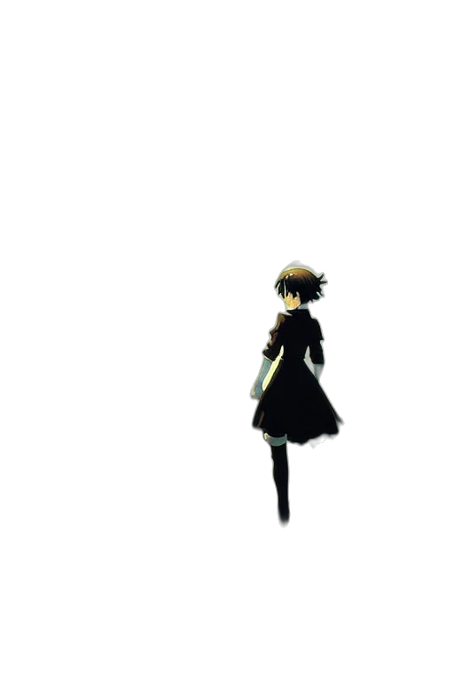 dress, staff, weapon, robot transparent PNG cut-out