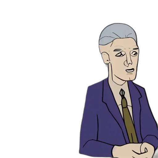 face, jacket, staff, cartoon transparent PNG cut-out