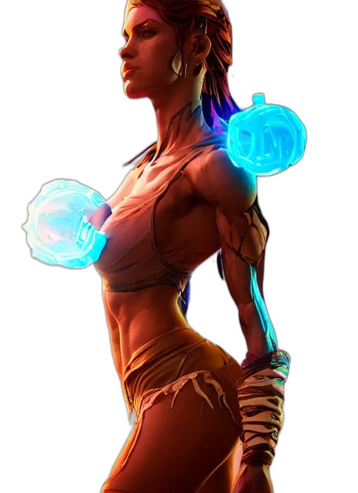 staff, robot, weapon, concept art transparent PNG cut-out