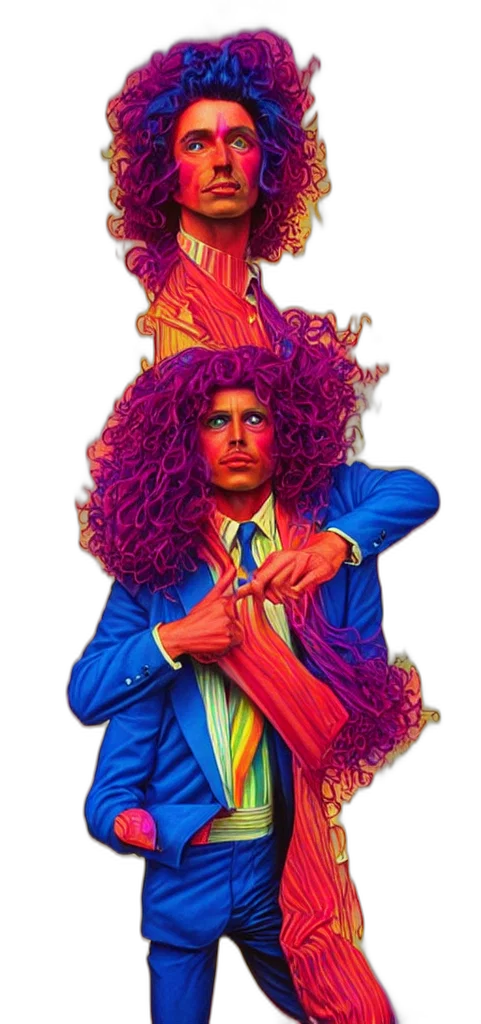 hair, staff, jacket, umbrella transparent PNG cut-out