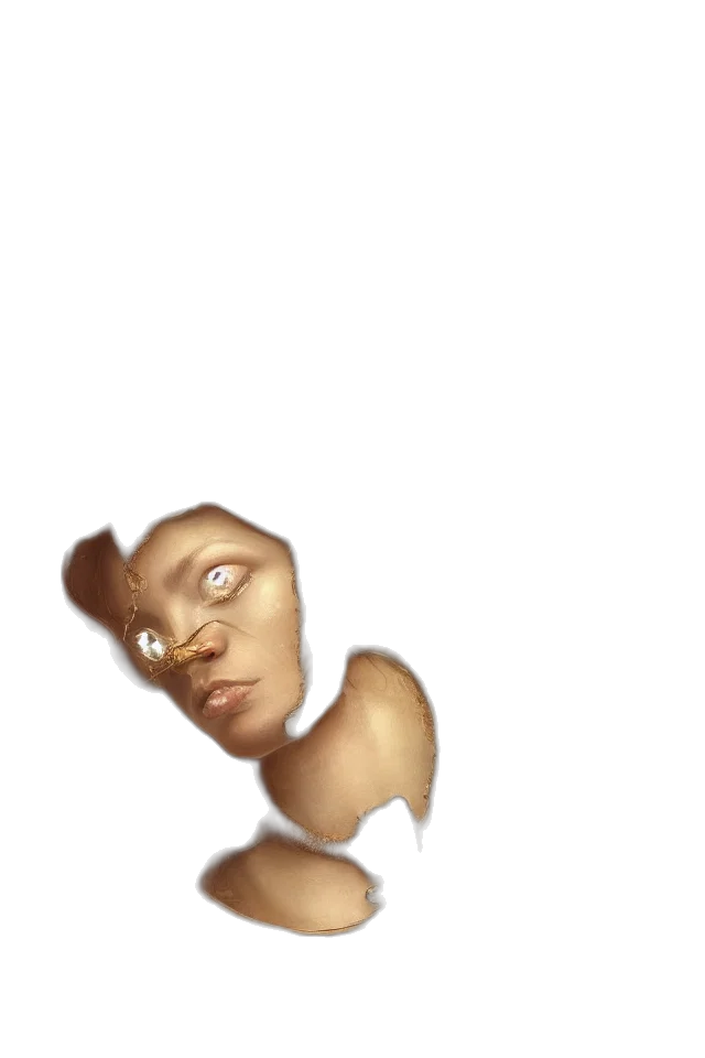 creature, face, mask, animal transparent PNG cut-out
