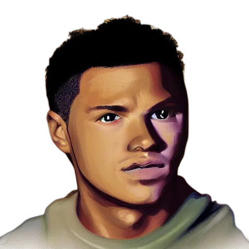 face, jacket, photorealistic, cartoon transparent PNG cut-out