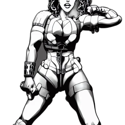 comic book art, concept art, cartoon, pencil sketch transparent PNG cut-out