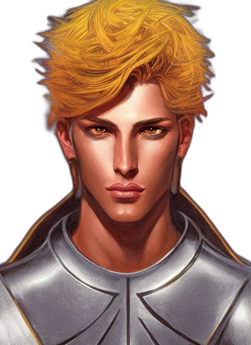 face, staff, crown, fantasy art transparent PNG cut-out