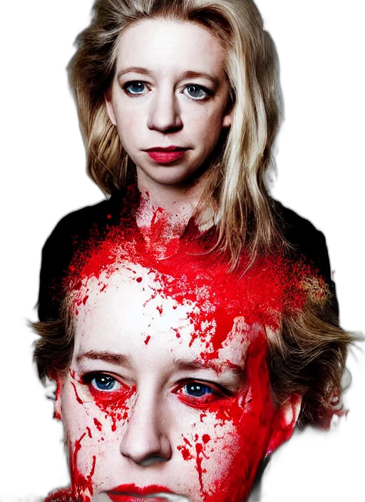 face, photorealistic, elizabeth, holmes transparent PNG cut-out