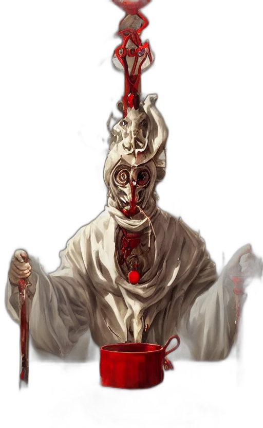 mask, staff, crown, face transparent PNG cut-out