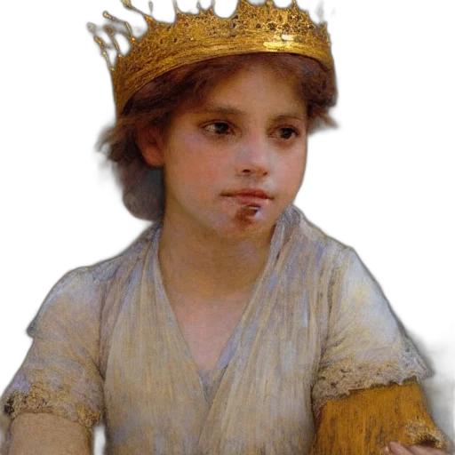 crown, jewelry, face, sword transparent PNG cut-out