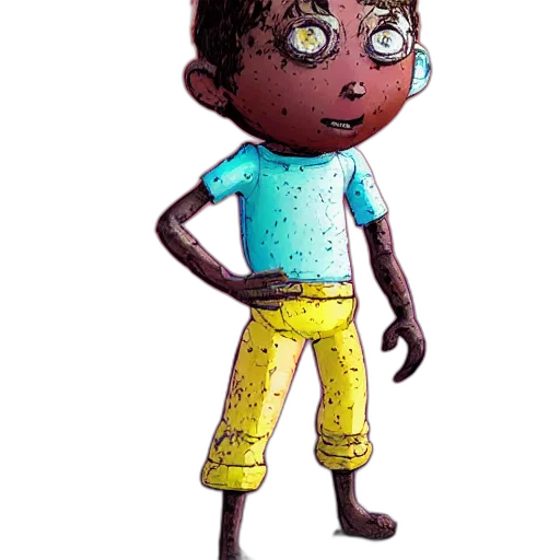 staff, creature, face, robot transparent PNG cut-out
