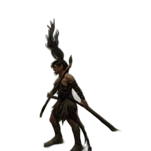staff, creature, weapon, sword transparent PNG cut-out