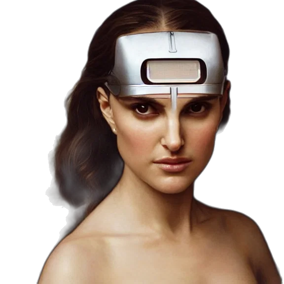 robot, face, mask, jewelry transparent PNG cut-out