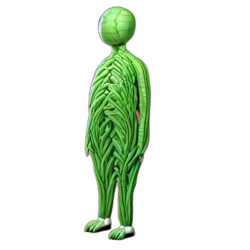 creature, staff, animal, dress transparent PNG cut-out