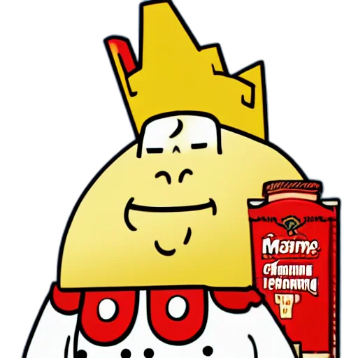 crown, food, robot, cartoon transparent PNG cut-out