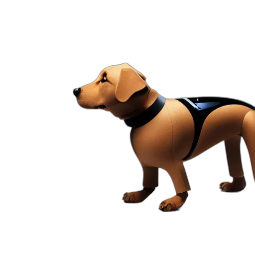 animal, staff, creature, 3d render transparent PNG cut-out