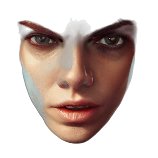 face, mask, robot, crown transparent PNG cut-out