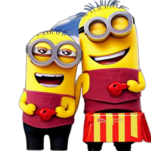 3d render, cartoon, concept art, mcdonald transparent PNG cut-out