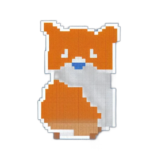 pixel art, 3d render, pixel, art transparent PNG cut-out