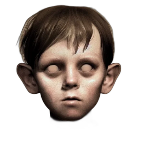 face, mask, creature, concept art transparent PNG cut-out