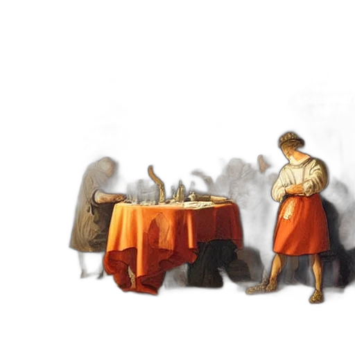 dress, food, furniture, concept art transparent PNG cut-out