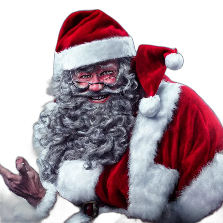 photorealistic, 3d render, satan, claus transparent PNG cut-out