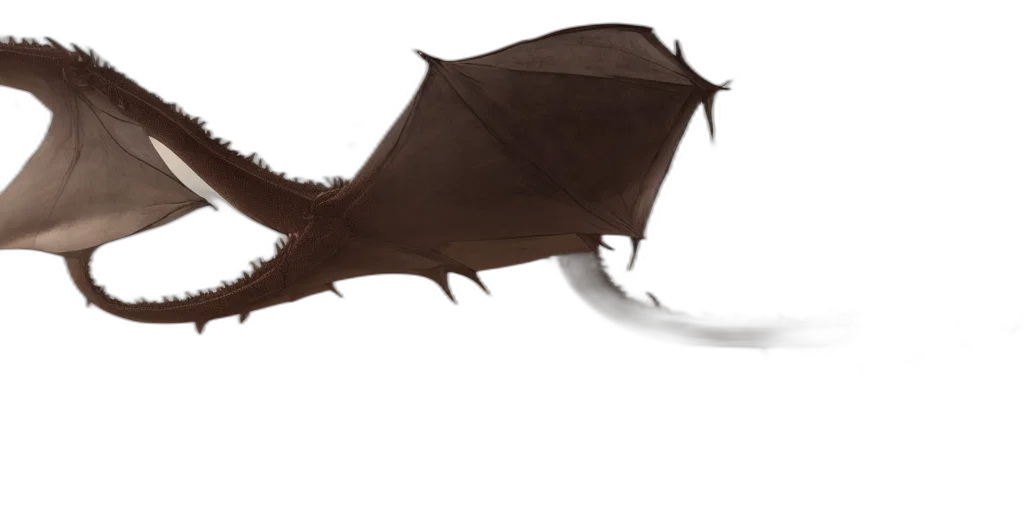 dragon, creature, animal, staff transparent PNG cut-out