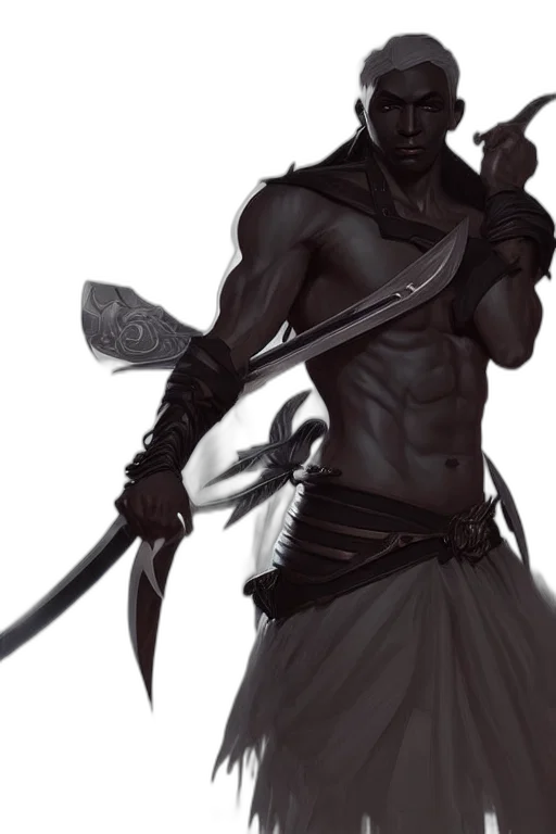 sword, weapon, staff, fantasy art transparent PNG cut-out