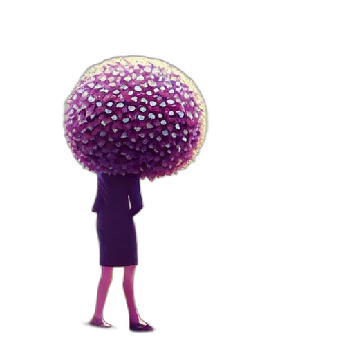 hat, umbrella, staff, hair transparent PNG cut-out