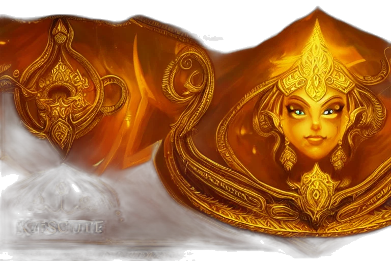 mask, crown, jewelry, fantasy art transparent PNG cut-out