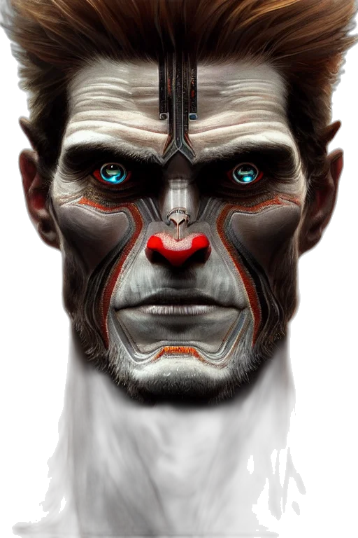 face, mask, robot, concept art transparent PNG cut-out