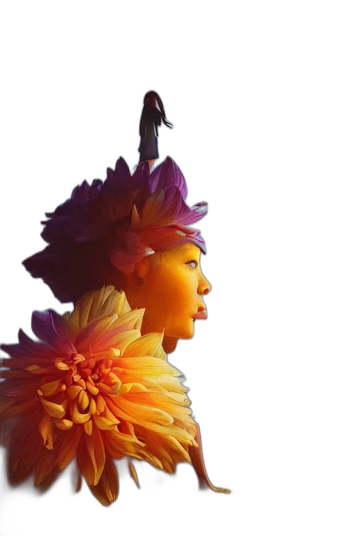 crown, flower, dress, jewelry transparent PNG cut-out