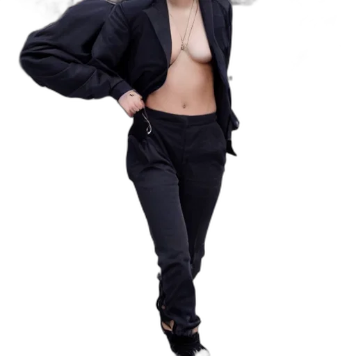 jacket, staff, creature, emma transparent PNG cut-out