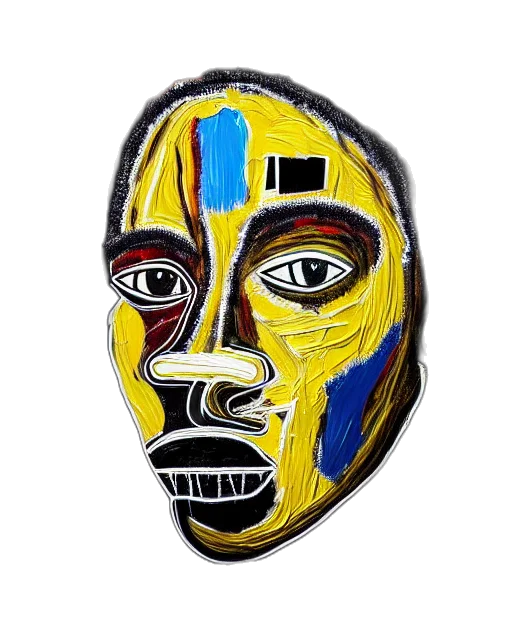 mask, face, photorealistic, concept art transparent PNG cut-out