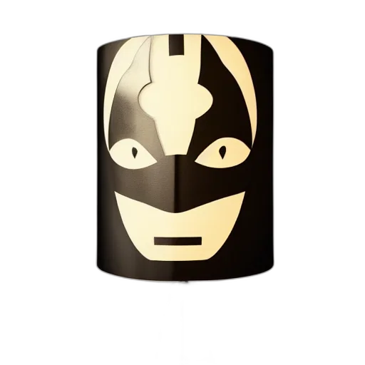 mask, 3d render, comic book art, closeup transparent PNG cut-out